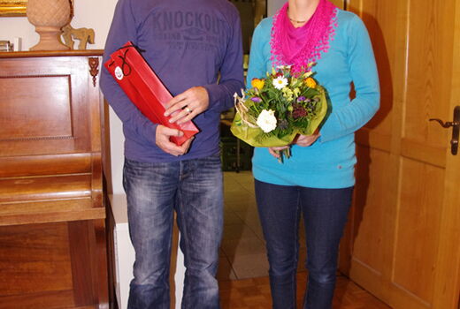 Die beiden neu ernannten Ehrenmitglieder Sabin Luggen und Paul Zwahlen