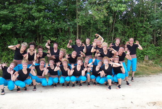 Das Gymteam des Turnvereins Matten (Turnfest Büren 2015)