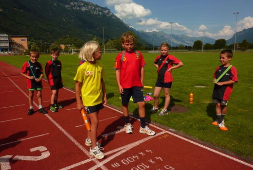 Mit vollem Elan am Leichtathletik Trainingstag