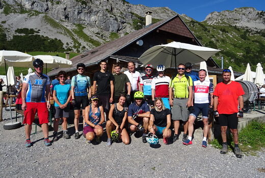 Zwischenstopp auf der Biketour