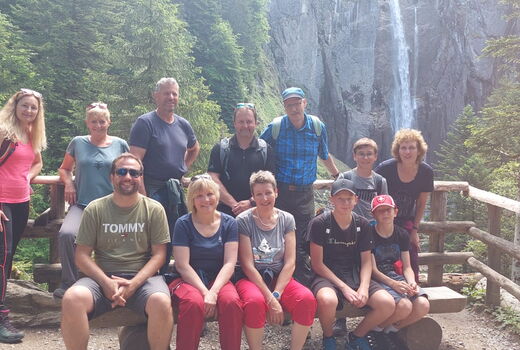 Die Teilnehmer der diesjährigen Biketour