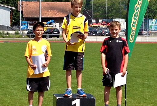 Podest am UBS Kids Cup