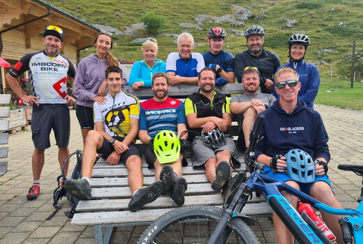 Die Teilnehmer der diesjährigen Biketour